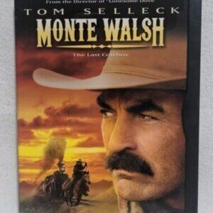 Monte Walsh (DVD, 2003, Widescreen) - Good Condition - Tom Selleck Western!